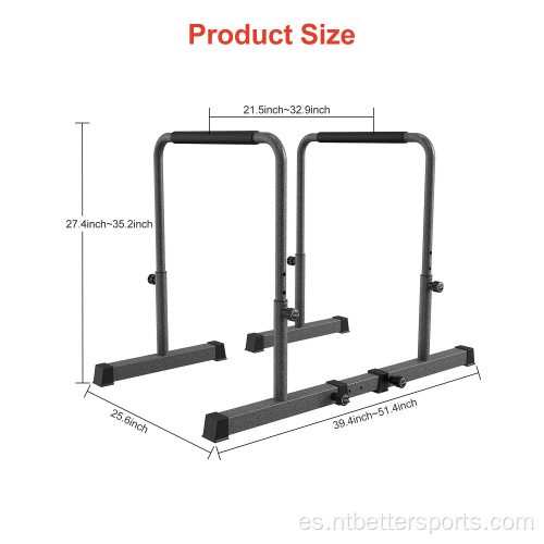 Barra de gimnasia con barra de calistenia ajustable